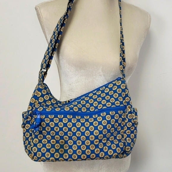 Vera Bradley Riviera Blue 2008 Crossbody GUC - Picture 3 of 16